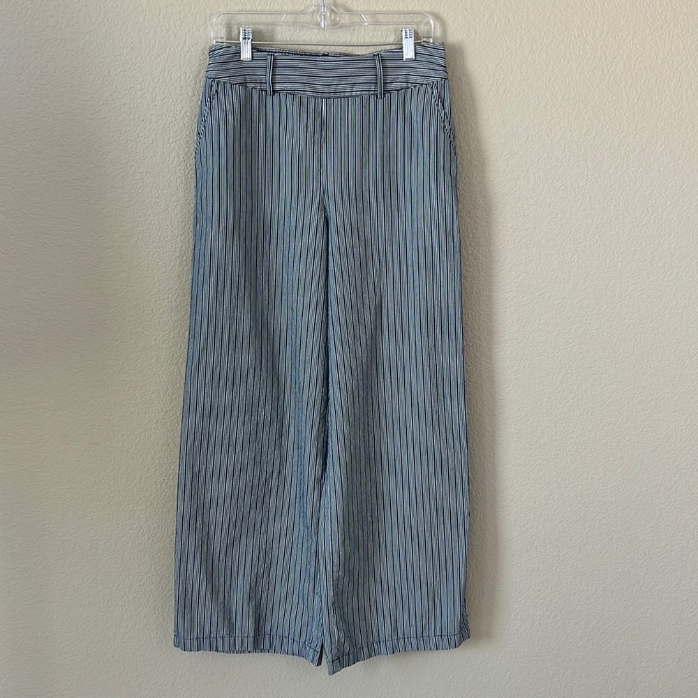 a new day Blue Striped Wide Leg Pants